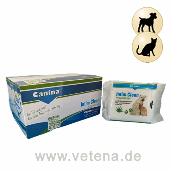 Canina Intim Clean Hygienetücher 3 Canina Intim Clean Hygienetücher