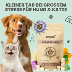 Noms+ Wohlfühltabs Für Hunde & Katzen -Vetena Geschäft nomsplus wohlfuehltabs hund katze3
