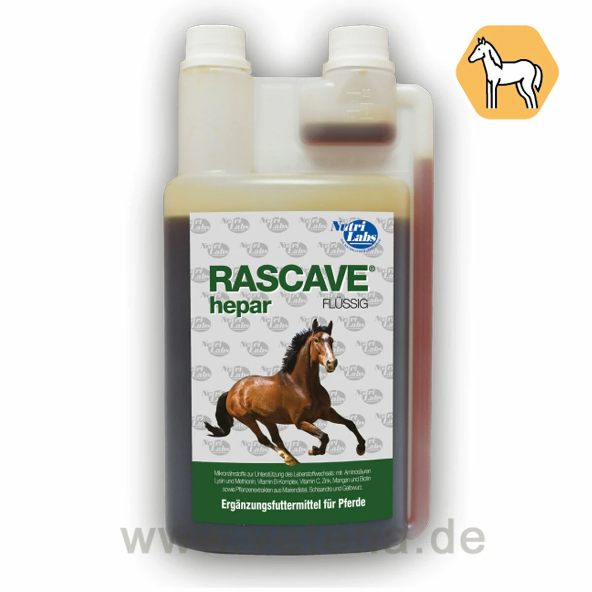 NutriLabs Rascave Hepar Flüssig Für Pferde 3 NutriLabs Rascave Hepar Flüssig Für Pferde