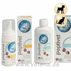 Peptivet Schaum & Shampoo