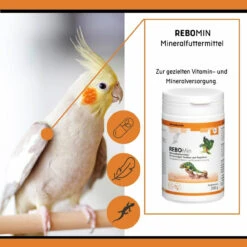 ReboVet REBOMin Für Vögel & Reptilien -Vetena Geschäft rebopharm rebomin kleintier3