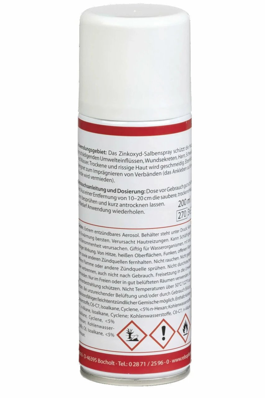 ReboPharm Zinkoxyd Salbenspray 4 ReboPharm Zinkoxyd Salbenspray – Bild 2